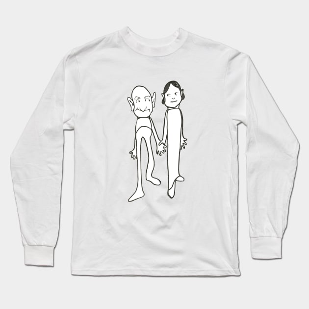 cooky couple Long Sleeve T-Shirt by PopGraphics